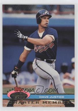 1991 Stadium Club Charter Member - [Base] #_DAJU - David Justice