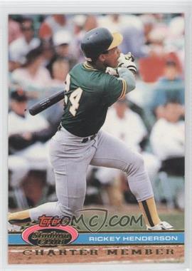 1991 Stadium Club Charter Member - [Base] #_RIHE.2 - Rickey Henderson (AL's Leading Thief)