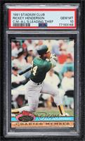 Rickey Henderson (AL's Leading Thief) [PSA 10 GEM MT]