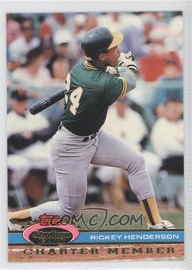 1991 Stadium Club Charter Member - [Base] #_RIHE.2 - Rickey Henderson (AL's Leading Thief)