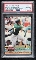 Rickey Henderson (AL's Leading Thief) [PSA 10 GEM MT]