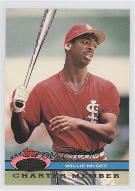 1991 Stadium Club Charter Member - [Base] #_WIMC - Willie McGee