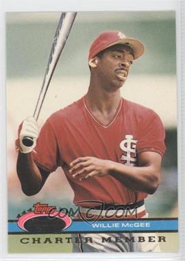 1991 Stadium Club Charter Member - [Base] #_WIMC - Willie McGee