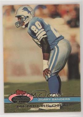 1991 Topps Stadium Club Members Only - [Base] #_BASA - Barry Sanders