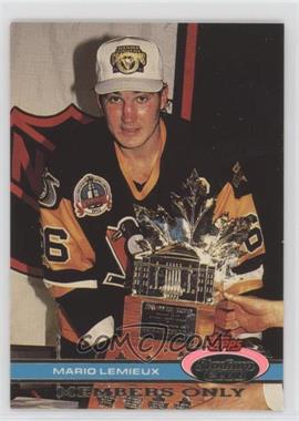 1991 Topps Stadium Club Members Only - [Base] #_MALE.1 - Mario Lemieux (Mario Repeats As MVP)