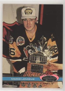 1991 Topps Stadium Club Members Only - [Base] #_MALE.1 - Mario Lemieux (Mario Repeats As MVP)