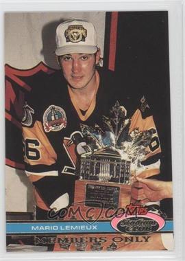 1991 Topps Stadium Club Members Only - [Base] #_MALE.1 - Mario Lemieux (Mario Repeats As MVP)