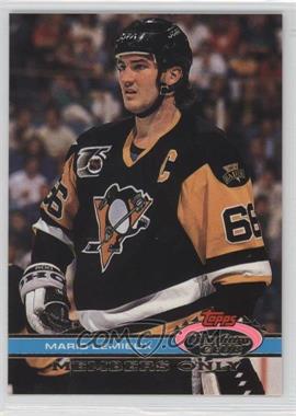 1991 Topps Stadium Club Members Only - [Base] #_MALE.2 - Mario Lemieux (Takes 3rd Ross Trophy)