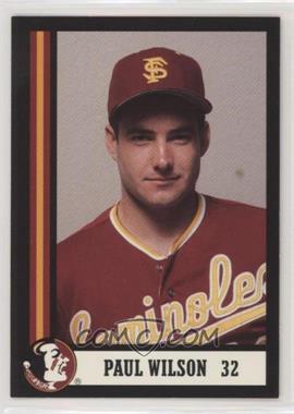 1992-93 Motion Florida State Seminoles Superstars - [Base] #35 - Paul Wilson