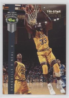 1992 Classic - Convention Promos #PR1 - Shaquille O'Neal 1992 Classic Four Sport Draft Picks (TRISTAR ST. Louis)