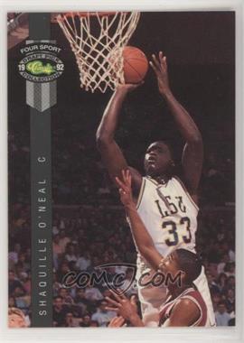 1992 Classic Four Sport Draft Pick Collection - [Base] - Gray Bar #1 - Shaquille O'Neal