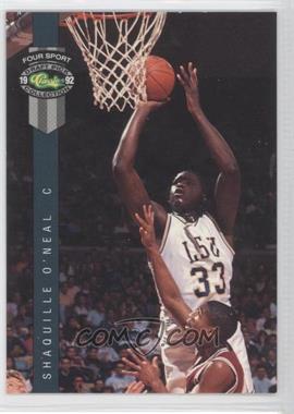 1992 Classic Four Sport Draft Pick Collection - [Base] #1 - Shaquille O'Neal