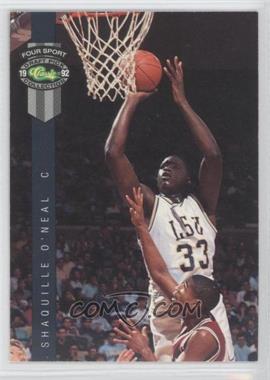 1992 Classic Four Sport Draft Pick Collection - [Base] #1 - Shaquille O'Neal