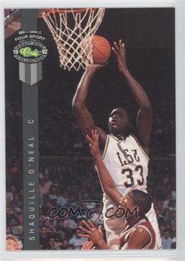 1992 Classic Four Sport Draft Pick Collection - [Base] #1 - Shaquille O'Neal