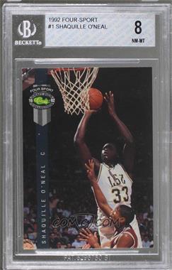 1992 Classic Four Sport Draft Pick Collection - [Base] #1 - Shaquille O'Neal [BGS 8 NM‑MT]