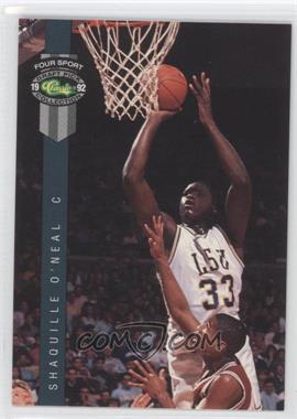 1992 Classic Four Sport Draft Pick Collection - [Base] #1 - Shaquille O'Neal