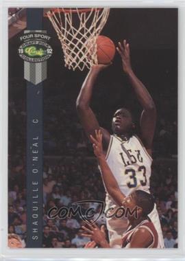 1992 Classic Four Sport Draft Pick Collection - [Base] #1 - Shaquille O'Neal