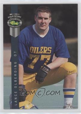 1992 Classic Four Sport Draft Pick Collection - [Base] #137 - Lance Olberding