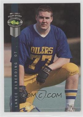 1992 Classic Four Sport Draft Pick Collection - [Base] #137 - Lance Olberding