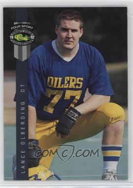 1992 Classic Four Sport Draft Pick Collection - [Base] #137 - Lance Olberding