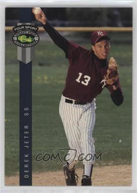 1992 Classic Four Sport Draft Pick Collection - [Base] #231 - Derek Jeter