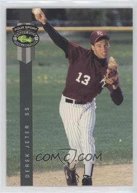 1992 Classic Four Sport Draft Pick Collection - [Base] #231 - Derek Jeter