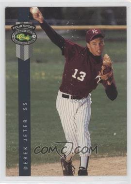 1992 Classic Four Sport Draft Pick Collection - [Base] #231 - Derek Jeter [EX to NM]