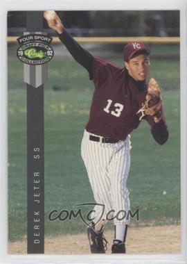 1992 Classic Four Sport Draft Pick Collection - [Base] #231 - Derek Jeter [EX to NM]