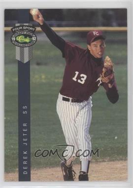 1992 Classic Four Sport Draft Pick Collection - [Base] #231 - Derek Jeter