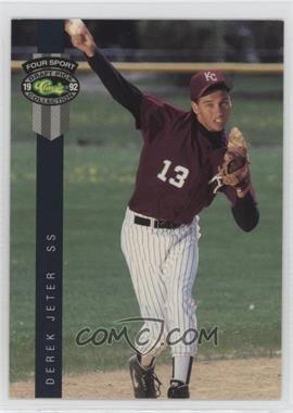 1992 Classic Four Sport Draft Pick Collection - [Base] #231 - Derek Jeter