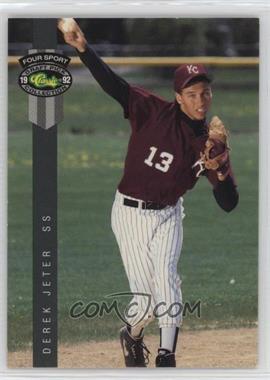 1992 Classic Four Sport Draft Pick Collection - [Base] #231 - Derek Jeter [EX to NM]