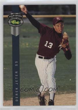 1992 Classic Four Sport Draft Pick Collection - [Base] #231 - Derek Jeter