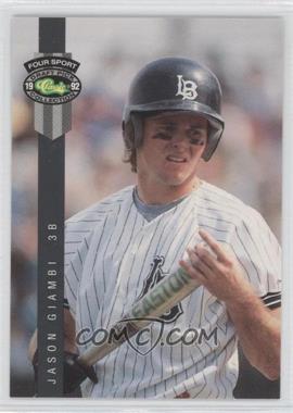 1992 Classic Four Sport Draft Pick Collection - [Base] #267 - Jason Giambi