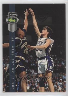1992 Classic Four Sport Draft Pick Collection - [Base] #38 - Christian Laettner