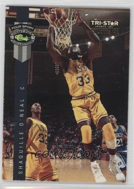 1992 Classic Four Sport Draft Pick Collection - Promos - Blue Stripe #PR1 - Shaquille O'Neal