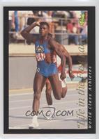 Carl Lewis (Right Arm Raised; Also says Promo Card #5)