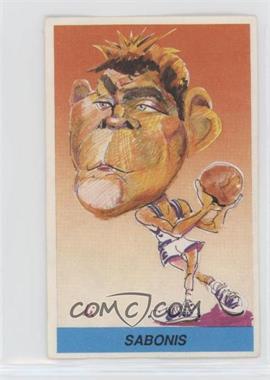 1992 Milano Caricaturas Stickers - [Base] #24 - Arvydas Sabonis