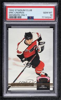 1992 Topps Stadium Club Members Only - Scoreboard #_ERLI - Eric Lindros [PSA 10 GEM MT]