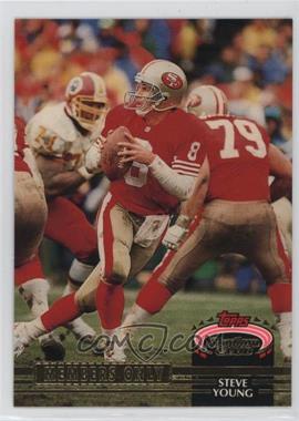 1992 Topps Stadium Club Members Only - Scoreboard #_STYO - Steve Young