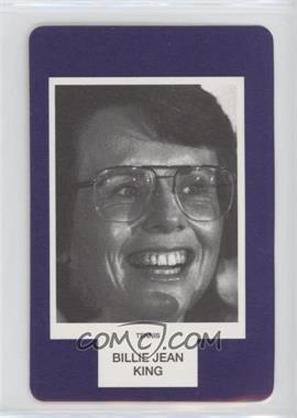1993 Canada Games Face to Face: The Famous Celebrity Guessing Game Cards - [Base] #_BJKI - Billie Jean King [EX to NM]