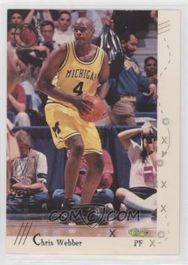 1993 Classic 4 Sport C3 - Gold Crown Cut Lasercut #1 - Chris Webber [EX to NM]