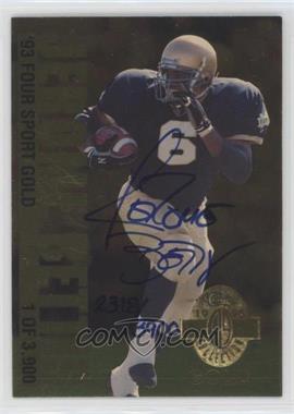 1993 Classic Four Sport Collection - Autographs - Gold #_JEBE - Jerome Bettis /3900
