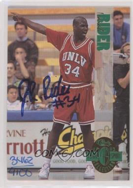 1993 Classic Four Sport Collection - [Base] - Autographs #_ISRI - Isaiah Rider /4100