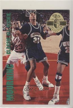 1993 Classic Four Sport Collection - [Base] - Jumbo #316 - Alonzo Mourning [Poor to Fair]