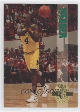 1993 Classic Four Sport Collection - [Base] #1 - Chris Webber [Poor to Fair]