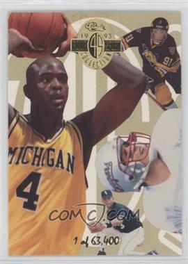 1993 Classic Four Sport Collection - Limited Prints #LP 1 - Chris Webber, Alexandre Daigle, Drew Bledsoe, Alex Rodriguez /63400