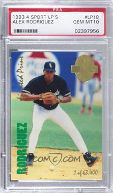 1993 Classic Four Sport Collection - Limited Prints #LP 18 - Alex Rodriguez /63400 [PSA 10 GEM MT]