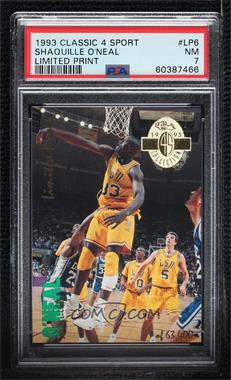 1993 Classic Four Sport Collection - Limited Prints #LP 6 - Shaquille O'Neal /63400 [PSA 7 NM]