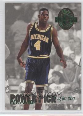 1993 Classic Four Sport Collection - Power Pick Bonus #PP1 - Chris Webber /80000