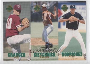1993 Classic Four Sport Collection - Triple Card #TC3 - Jeff Granger, Brooks Kieschnick, Alex Rodriguez /65600
